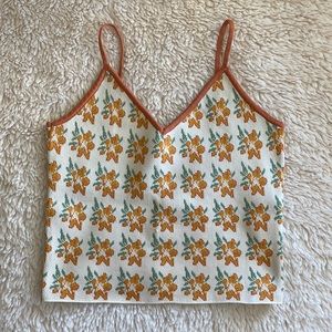 Floral tank top